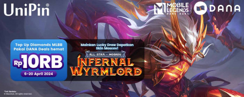 Mainkan Lucky Draw & Top Up Diamonds MLBB Pakai Voucher DANA Deals Bisa Hemat Hingga Rp 10Ribu!